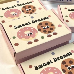 Custom Cute Cartoon Airplane <b>Box</b> Packaging for Donut Cake <b>Gifts</b> Handmade Paper <b>Box</b> - Product Image 4