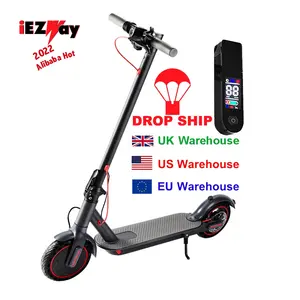 2022 iEZway Original Pro DDP Drop Shipping USA UK EU Warehouse 350W Motor 8.5inch Two Wheel Foldable Adult Electric Scooter