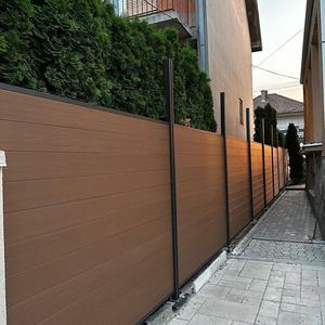 Root Factory Custom WPC Fence Post Panel Set Esgrima respetuosa con el medio ambiente para áreas residenciales al aire libre junto a la piscina <span class=keywords><strong>Marina</strong></span> - Product Image 2