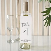 Étiquette de luxe écologique pour le cou des bouteilles de vin, whisky, jus – Étiquettes suspendues personnalisables en carton