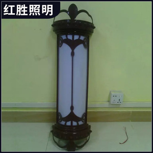 Lampe murale extérieure en forme de cylindre, lumière LED, étanche, pour jardin, base en alliage d'aluminium, 110-240V, montage mural - Product Image 5