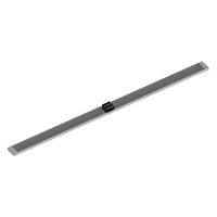 Siphon de douche carré moderne en acier inoxydable 304, à haut débit, anti-odeur, avec filtre à cheveux pour salle de bain et zones humides/sèches