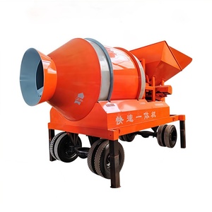 Mezcladora de Tambor Motorizada para Químicos, Pellets y Concreto - Product Image 1