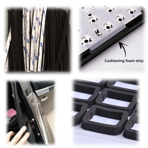 Mật độ cao thân thiện với môi trường Ozone kháng không thấm nước EPDM cao su bọt cuộn với chất kết dính ủng hộ cho HVAC cách nhiệt - Product Image 6