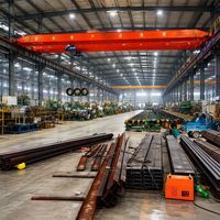 Pont roulant HNTIWIN à prix réduit d'usine, capacité 10 tonnes, hauteur de levage 15 mètres, pour atelier et bobines de fer