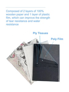 Bavaglino medico all'ingrosso biodegradabile nuovo paziente assorbente impermeabile rosa nero bavaglini dentali usa e getta con cravatta - Product Image 5
