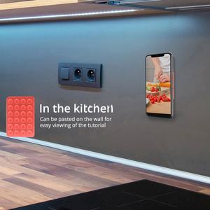 Support adhésif pour téléphone portable en silicone, compatible avec tous les téléphones mobiles, support de téléphone portable en silicone à ventouse - Product Image 5