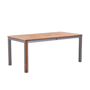 Comercial de lujo patio de aluminio de los muebles de mesa de <span class=keywords><strong>comedor</strong></span> al aire libre y sillas con madera de <span class=keywords><strong>teca</strong></span> - Product Image 5