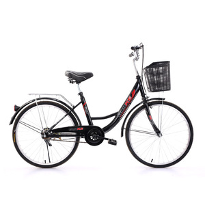 Vélos de ville légers multi-usages pour femmes et filles, 24 et 26 pouces, vélos pour dames à une seule vitesse - Product Image 3