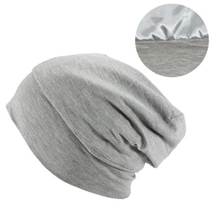 <span class=keywords><strong>Bonnet</strong></span> de Douche et de Nuit en Soie Satinée Double Couche Ajustable pour Femme – Grande Taille - Product Image 2