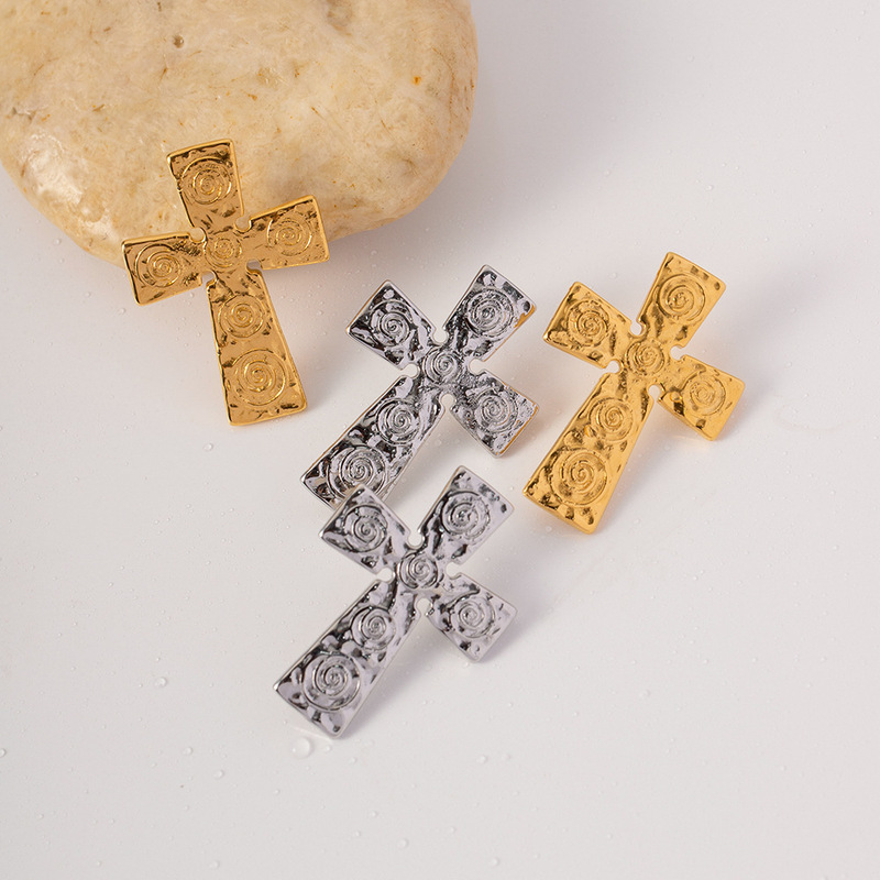 XIXI Aretes De Mujer Vintage Cross