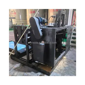 Máquina cortadora de barriles de hierro tres en uno/máquina automática de procesamiento de barriles de hierro antiguo con apertura y aplanamiento de barriles