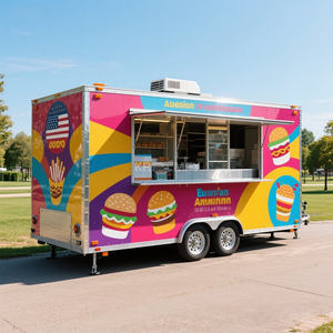 Camion de restauration mobile avec cuisine complète, design de remorque rapide 2025 - Product Image 3