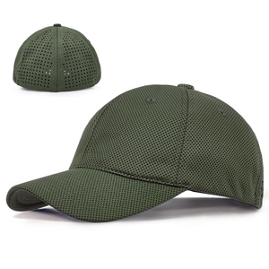 Casquette de baseball unisexe verte rafraîchissante pour l'été, en maille respirante, style trucker, protection solaire pour activités de plein air, baseball et golf - Product Image 1