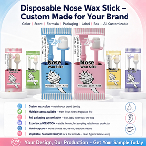 Bâtonnets applicateurs de cire nasale jetables colorés professionnels à usage unique, <span class=keywords><strong>prix</strong></span> d'usine, pour hommes et femmes, pour le canal nasal, l'oreille et le dessus des lèvres - Product Image 2