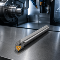Barre de perçage interne en acier trempé de haute précision, série PWLNR/L, porte-outil de tournage CNC pour plaquette en carbure WNMG080408