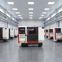 Tour CNC à lit plat horizontal facile à utiliser AWR26 avec mises à jour logicielles à vie pour les jantes en alliage magnésium-aluminium