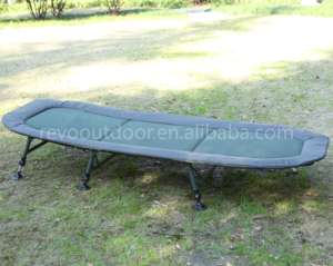Cama de <span class=keywords><strong>Pesca</strong></span> Plegable con 6 Patas, Patas para Lodo, Acolchado de Felpa, Estructura de Acero, Cómoda - Product Image 2