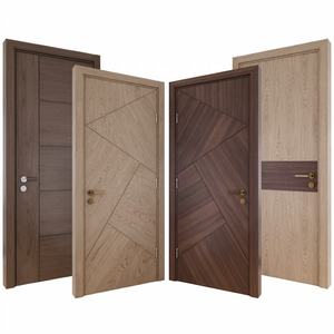 Puertas Interiores Modernas de Madera Maciza con Certificación de Resistencia al Fuego y Aislamiento Acústico, Estándar Europeo, para Casas, Villas y Salones - Product Image 4