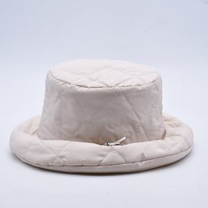 Custom Logo Beige Colour Bucket <b>Hats</b> Designer Unisex Wide Brim Bucket <b>Hat</b> <b>Cap</b> - Product Image 4
