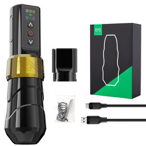 F L U X <span class=keywords><strong>M</strong></span> a X 2400mAh Alat Tato Elektrik Profesional 2400mAh Baterai Isi Ulang Mesin Pena Tato Nirkabel untuk Seni Tubuh - Product Image 6