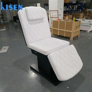 KISEN Professional Traditional Luxurious 3 Motors Adjustable Hospital Use Electric Massage Facial Cosmetic Beauty <b>Bed</b> Stainless - Product Image 6
