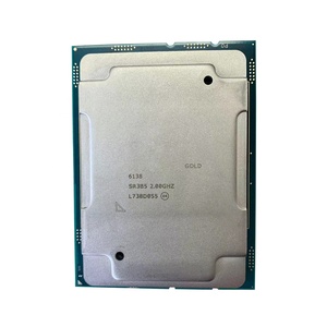 Cho Xeon Vàng 6138 Bộ vi xử lý máy chủ <span class=keywords><strong>CPU</strong></span> <span class=keywords><strong>20</strong></span> lõi 40 chủ đề 27.5m 125W Bộ nhớ Cache, 2.00 GHz cd8067303406100 sr3b5 secondhand - Product Image 2