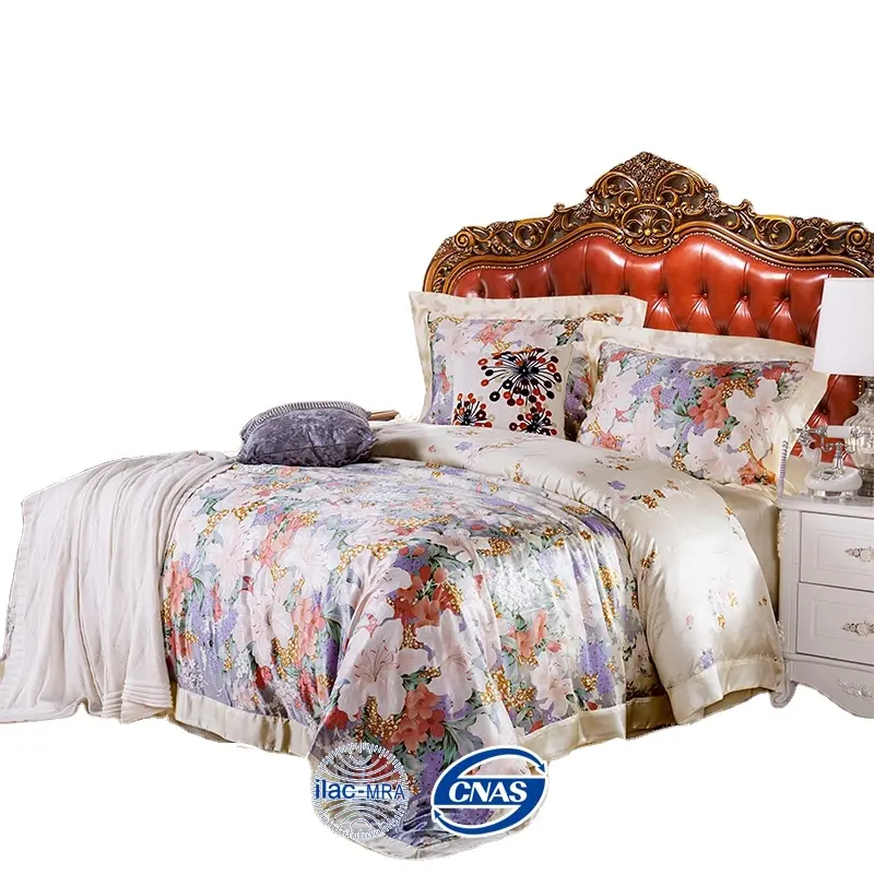 Bedding comforter sets luxury silk bedding sets
