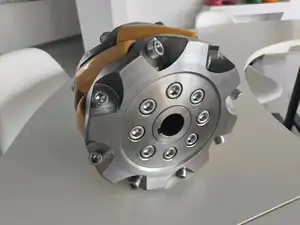 Roue de transmission en polyuréthane et acier personnalisable de haute qualité roue de roulette lourde roue mecanum