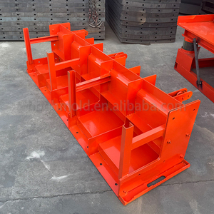 Venta directa de fábrica Molde de pared de retención en forma de L de hormigón utilizado para ingeniería vial - Product Image 5