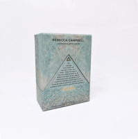 Boîte d'emballage en carton rigide personnalisée en gros pour jeu de cartes de tarot Oracle, petite boîte cadeau avec doublure en éponge, impression en relief, dossier