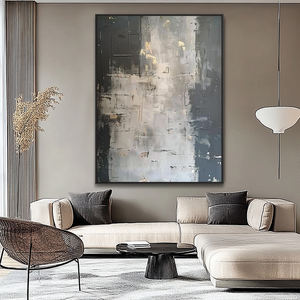Peinture abstraite originale personnalisée moderne faite à la main sur <span class=keywords><strong>toile</strong></span> tendue pour la décoration <span class=keywords><strong>de</strong></span> la maison ou l'art d'hôtel - Product Image 2