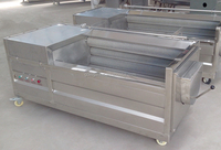 Machine à laver automatique pour fruits et légumes à bon prix, laveuse à brosses industrielle automatique pour fruits et légumes à vendre