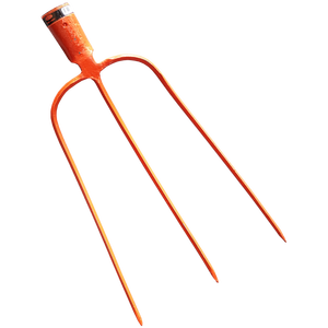 Outil de tournage de fourche à foin à 3 dents en acier forgé - Product Image 1