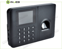 INJES, el más barato, oficina, USB, independiente, Informe de autoservicio, biométrico, huella dactilar, tiempo de asistencia, reloj sin software