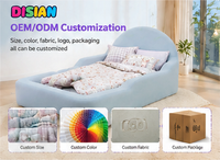 Canapé convertible pour enfants, idéal pour chambre et salle de jeux, canapé compressé sous vide, pouf sectionnel, chaise de sol