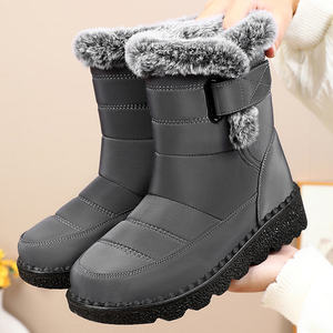 Bottes d'hiver imperméables <span class=keywords><strong>pour</strong></span> femmes, doublées de fourrure, antidérapantes, <span class=keywords><strong>pour</strong></span> la marche en extérieur par temps <span class=keywords><strong>froid</strong></span>, chaussures décontractées et chaudes, vente en gros - Product Image 1