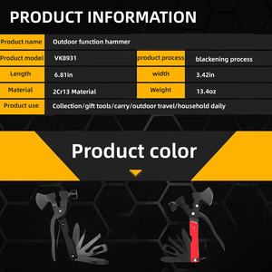 15-in-1 Multi-Tool Axe Pocket Knife <b>for</b> Camping Hunting <b>Fishing</b>, Christmas Birthday <b>Gifts</b> <b>for</b> Men <b>Dad</b> Husband Boyfriend - Product Image 5