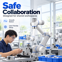 Bras de robot collaboratif industriel multifonctionnel à 6 axes, haute performance, charge utile de 15 kg, pour l'assemblage et la manutention des matériaux
