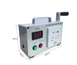 Generatore a Manovella Portatile per Uso Domestico Generatore a Manovella per Alimentazione - Product Image 4