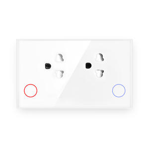 147 Universal-Steckdose PD20W Tuya WiFi Smart Typ C USB Glaspanel Wandsteckdose 120 AU US VE <span class=keywords><strong>TH</strong></span> Smart Power WLAN-Schalter & Steckdosen - Product Image 3