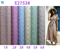 Vente en gros de tissu en rayonne 100 % écologique et de tissu imprimé polyester et coton-polyester