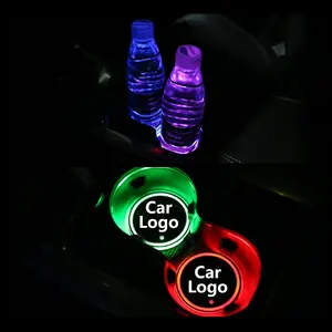 תחול על רכב LED מים לשתות זכוכית בקבוק כוס מחצלת אינטליגנטי charmley זוהר רכבת מים