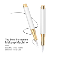 Machine de microblading à cartouche à double aiguille personnalisée pour tatouage des sourcils maquillage permanent tatouage PMU simple en acier inoxydable