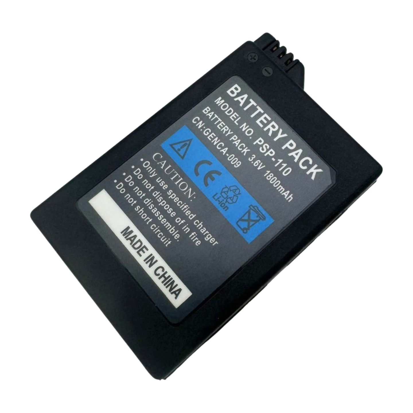 Batterie 3.7V 1.8Ah Li-ion PSP-110 pour Sony PSP-1006