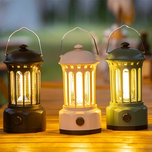 Linterna de Camping Recargable, Lámpara de Camping LED Retro, Linterna de Camping Portátil Vintage para Exteriores - Product Image 5