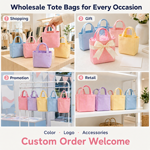 Borsa Tote in Tela Personalizzabile, <span class=keywords><strong>Borse</strong></span> in Cotone con Logo Personalizzato, Produttore OEM ODM, Vendita all'Ingrosso di <span class=keywords><strong>Borse</strong></span> Riutilizzabili per la Spesa - Product Image 2