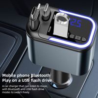 12-24V Entrée 3 Ports USB Chargeur Rapide PD3.0 Type-c Chargeur USB Lecture MP3 Son Sans Perte Chargeur De Voiture