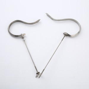 Gancio del metallo del ferro piano dell'acciaio inossidabile dei ganci del metallo su misura all'ingrosso della fabbrica per la gabbia per uccelli - Product Image 2