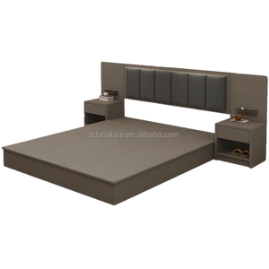 Venta Directa de Fábrica, Juego Completo de Muebles de Dormitorio de Hotel de Diseño Moderno, Armario de Madera Minimalista Moderno con Escritorio - Product Image 1